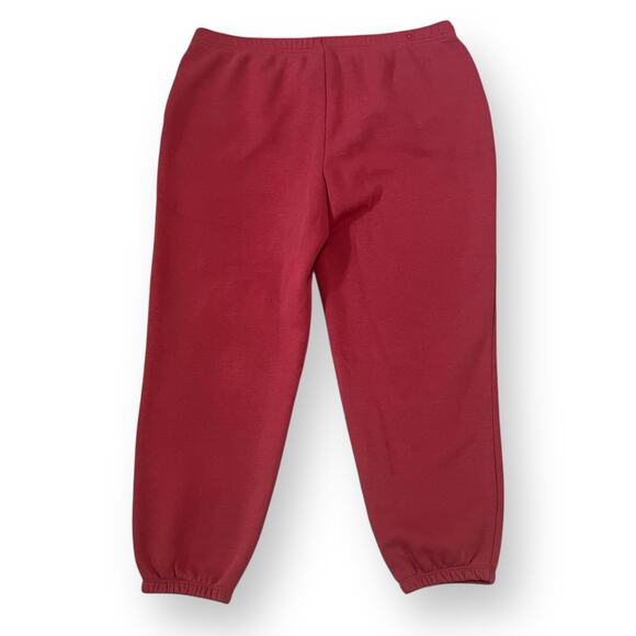 Champion Women's Fleece Jogger Size 2XL Redwood Red Elastic Waist Drawstring - Picture 10 of 10